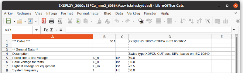 Object download spreadsheet