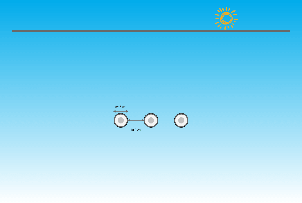 arrangement in free air