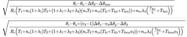 Updated method for typesetting formulas